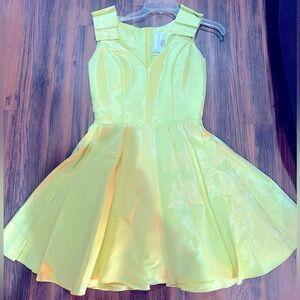 Fernando Wong size 2 Custom Yellow Dress